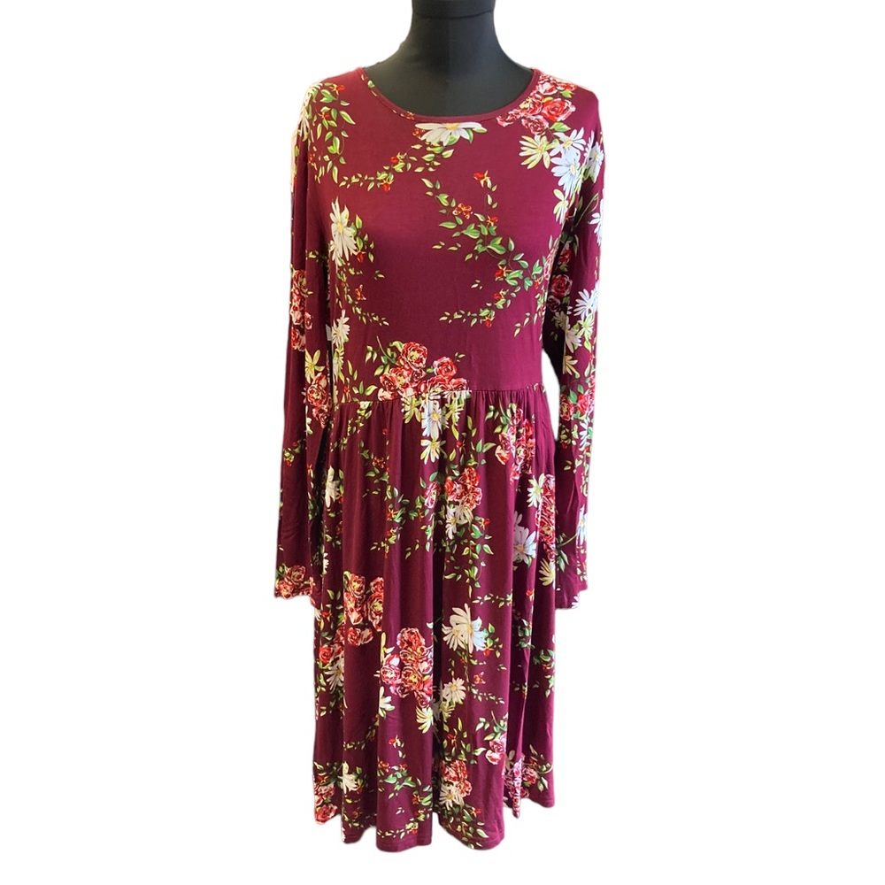 Poseshe Floral Maxi Dress
